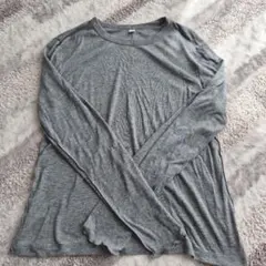 GU グレー 長袖Tシャツ XLのサムネイル