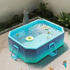 DoubleTT 2024 非膨張式プール 八角形 (160*120*47cm)