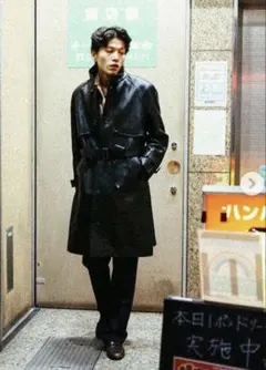 second layer レザーコート