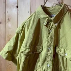 AE5589 FREE FARM HAND 半袖ボタンダウンシャツ F