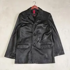 美品【希少サイズ】ポールスミス 牛革 ダブルライダース レザー