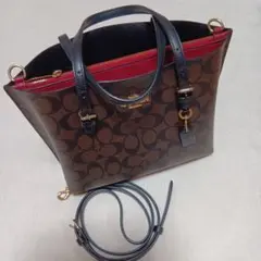 【美品・最終価格】COACH シグネチャー モリートート25　 2way
