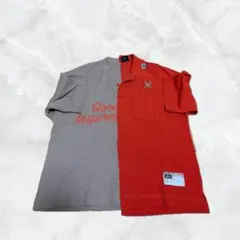 【名作コラボ】GU × ミハラヤスヒロ 異素材ドッキングポロシャツのサムネイル