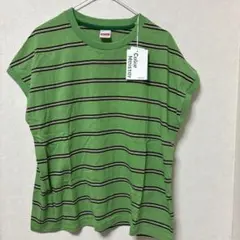 新品タグ付き＊ニコアンド＊ボーダーノースリーブTシャツ