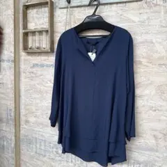 新品未使用 スコットクラブ購入 ネイビー 七分袖