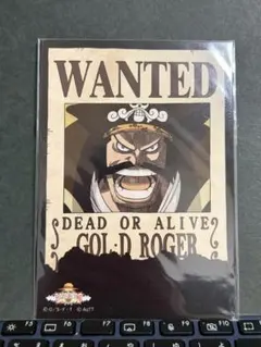 「ワンピース」 東京タワー限定 ゴール・D・ロジャー 手配書ブロマイド　非売品