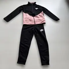 美品　Nike ジャージ上下セット 黒/ピンク xs