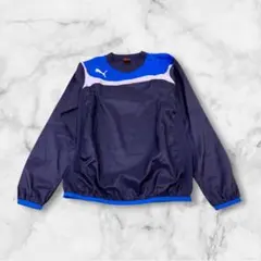 M739☆Puma ウィンドブレーカー ネイビー/ブルー
