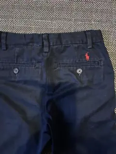 polo ラルフローレン　ロゴ刺繍入りネイビー　長ズボン