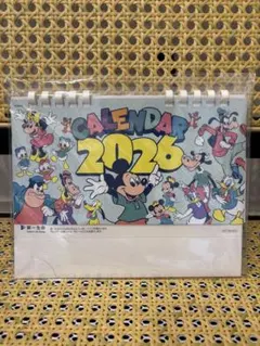 第一生命✳︎ミッキーマウス 2026年 卓上カレンダー
