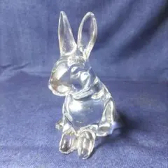 LALIQUE ラリック クリスタル 置物 うさぎ ラパン・クシェ 正規品