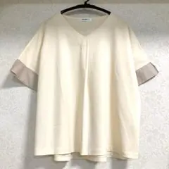 GoldenBear ゴールデンベア　カットソー　アイボリー　サイズL Lのサムネイル