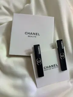 シャネル ヘアピン2個セット ヘアクリップ非売品ブラック