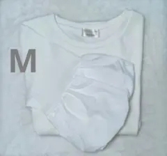 しまむら terawear emu てらさん✤バルーン袖 Tシャツ✤ホワイト M