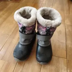 【美品】スノーブーツ　キッズ　19-20cm