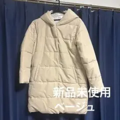 【新品未使用】ベージュ フード付き アウター Mサイズ