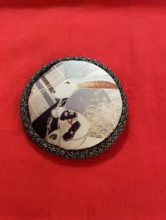 ブローチ うさぎ 兎 和柄 着物 ハンドメイド 手作り