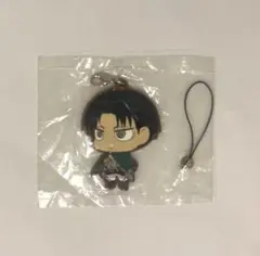 一番くじ 進撃の巨人　自由の翼　H賞　ちみきゃらラバーストラップ リヴァイ