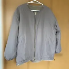 お値下げ！グローバルワーク　裏ボアリバーシブルブルゾングレージュ　M
