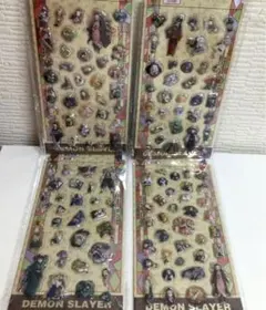 立体シール　硬いステッカー4シートセット