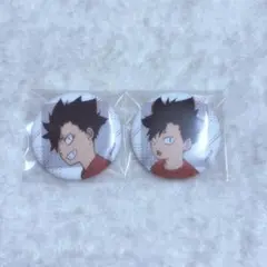 ハイキュー!! トレーディング缶バッジ 孤爪・黒尾(幼少期) 黒尾鉄朗
