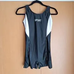 新品 スポーツ用タンクトップ水着 黒