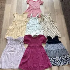 女の子服　ワンピース　サロペット　7着まとめ売り　子ども服　キッズ