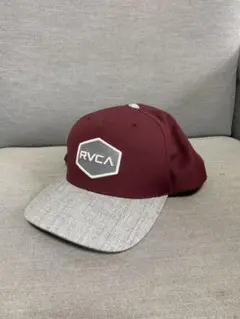 RVCA バーガンディ グレー ベースボールキャップのサムネイル