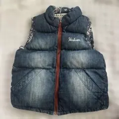 WASK べべ　Hackcom デニム中綿ベスト 110