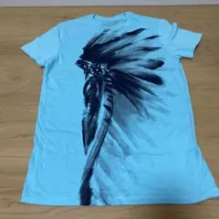 AMERICAN EAGLE OUTFITTERS 水色 Tシャツ