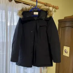 INHERIT ブラック ダウンジャケット ファー取り外し可能