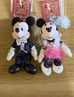 新品TDSディズニー BBBビッグバンドビート ミッキーミニーぬいぐるみバッジ