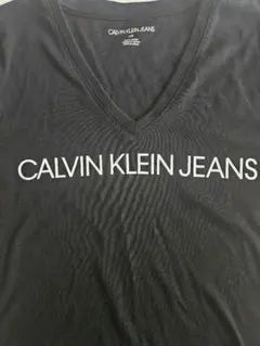 【✨未使用新品✨】CALVIN KLEIN JEANS VネックTシャツ L 黒