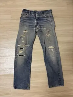 Levi's 501 ダメージデニムパンツ W30 L30