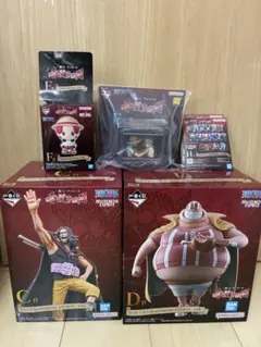 一番くじ ワンピース 赤髪海賊団 フィギュアC・D・F・E・H賞