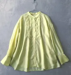 アダムエロペ　ブザムシアーシャツ ライトグリーン　フリーサイズ