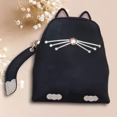 kate spade ケイトスペード　猫耳 コインケース 小物入れ ブラック　黒
