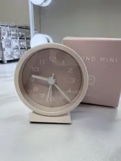 Francfranc ラウンド ミニ テーブルクロック ピンクのサムネイル