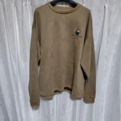 BACK NUMBER ベージュ トレーナー L