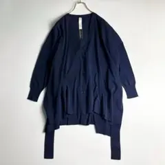 美品　ADORE アドーア　ガスコットンビックカーディガン　ネイビー　38のサムネイル