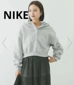 NIKE PHNX FLC OS CRP HNLライトグレーパーカーM