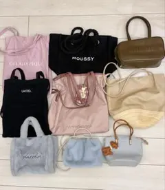 レディースバッグまとめ売り9点