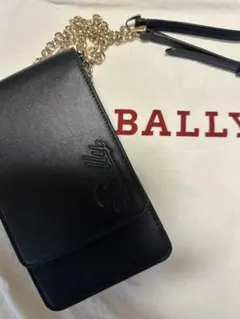 美品　BALLY スマホショルダーバッグ ブラック 2025年最新】Bally スマホショルダーバッグの人気アイテム