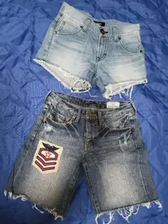 EDWIN、AZUL　デニム　ショートパンツ