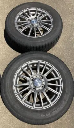 14インチ 5.5JアルミTOYOスタッドレス175/70/14 18年製２本②のサムネイル