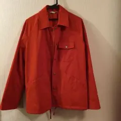 【美品】ZARA ナイロンジャケット オレンジ スナップボタン