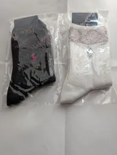 ポロラルフローレンレディースソックス2足セット