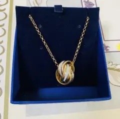 スワロフスキーHyperbolaインターロッキングサークルネックレス