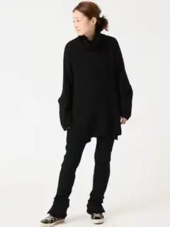 【美品✨】EVERYDAY I LIKE. ウール100% タートルニット　黒 ほぼ未使用✨】EVERYDAY I LIKE. ウール100% タートルニット - メルカリ