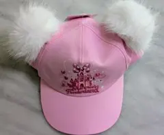 ミニーパルパルーザ　ボンボンキャップピンク✨️新品タグ付き